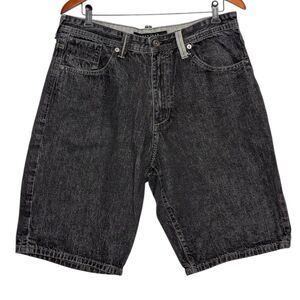 Sean John Men’s Denim Jeans Shorts Size 34 Black  Shorts Casual Grunge Urban